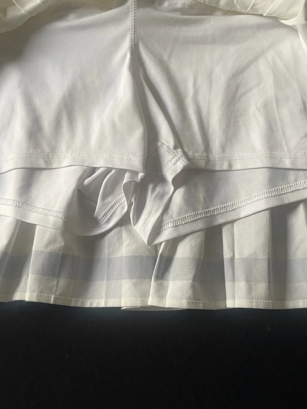 Lacoste Women's White Tennis Skort w/ Integrated Shorts Size 38 JF8524